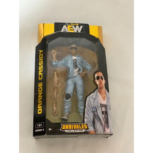 Wrestling Jazwares AEW Unrivaled Series 3 Orange Cassidy Action Figure #21 - Picture 1 of 5
